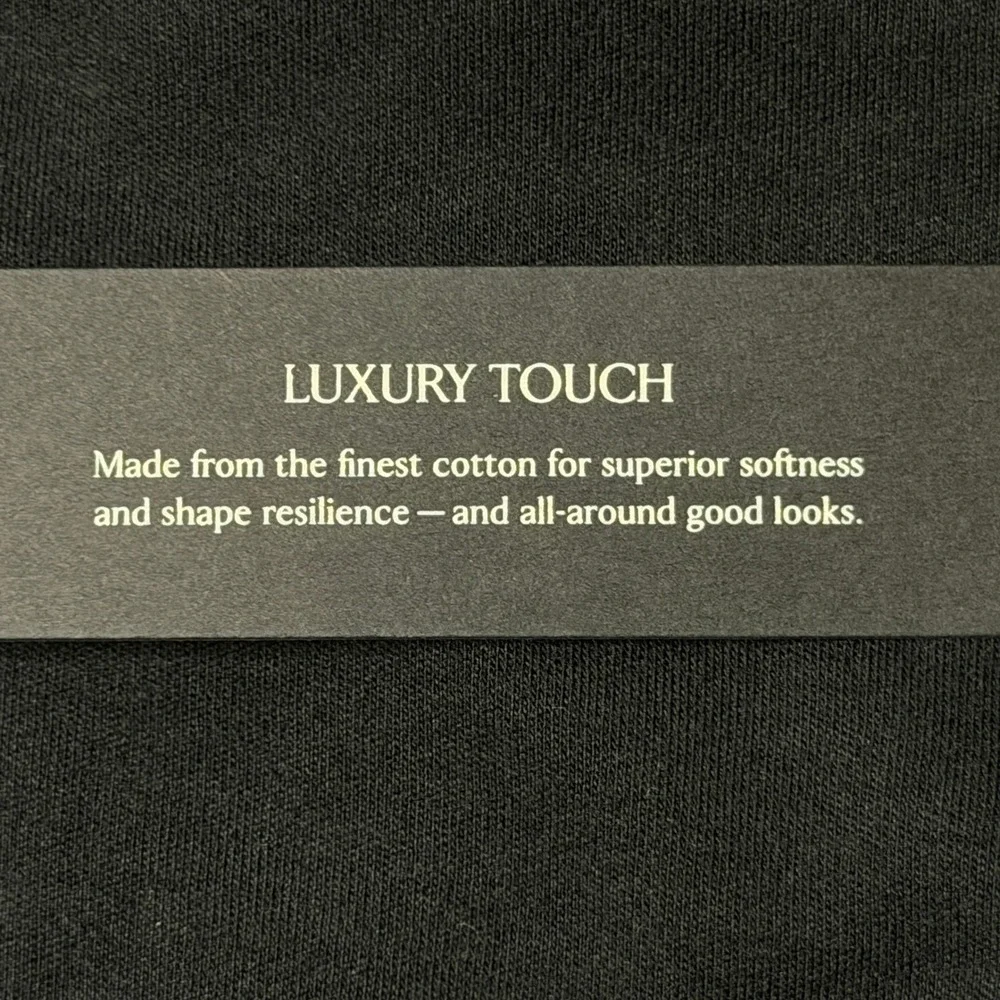 NEW‎ Banana Republic Luxury-Touch Long-Sleeve T-Shirt Black XL 873604-02-1